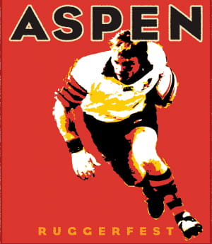 Poster of the Aspen Ruggerfest.