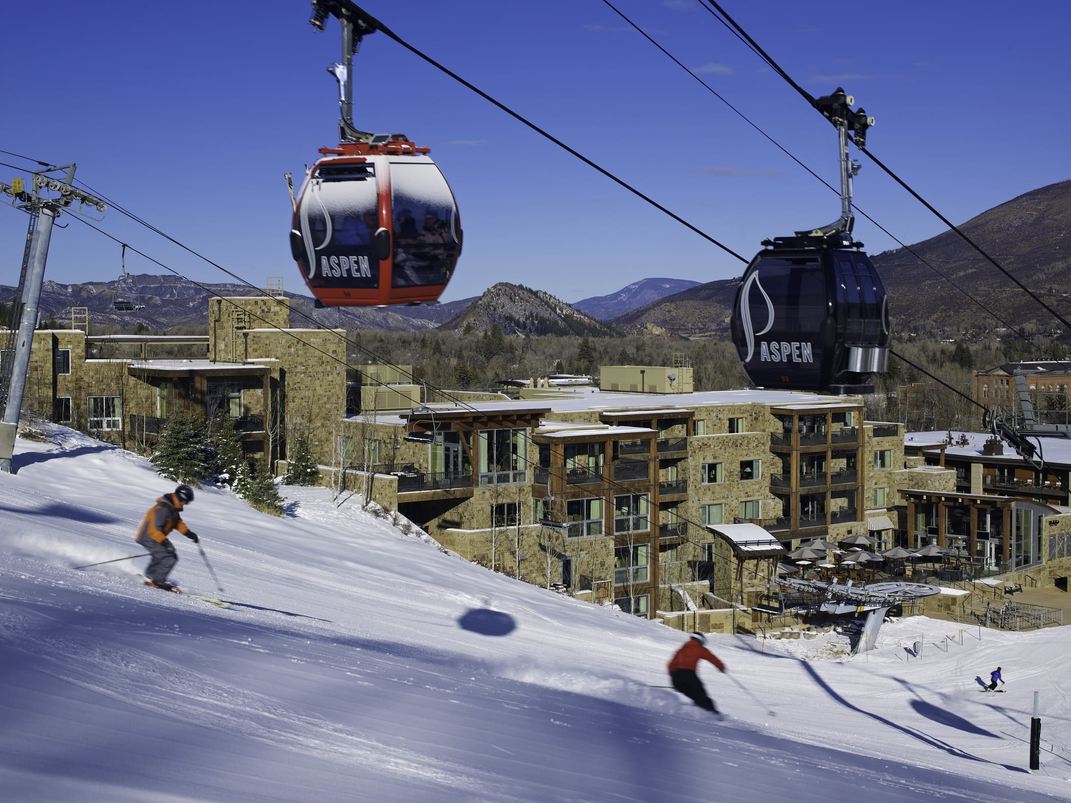 Ski in/ski out on Aspen Mountain