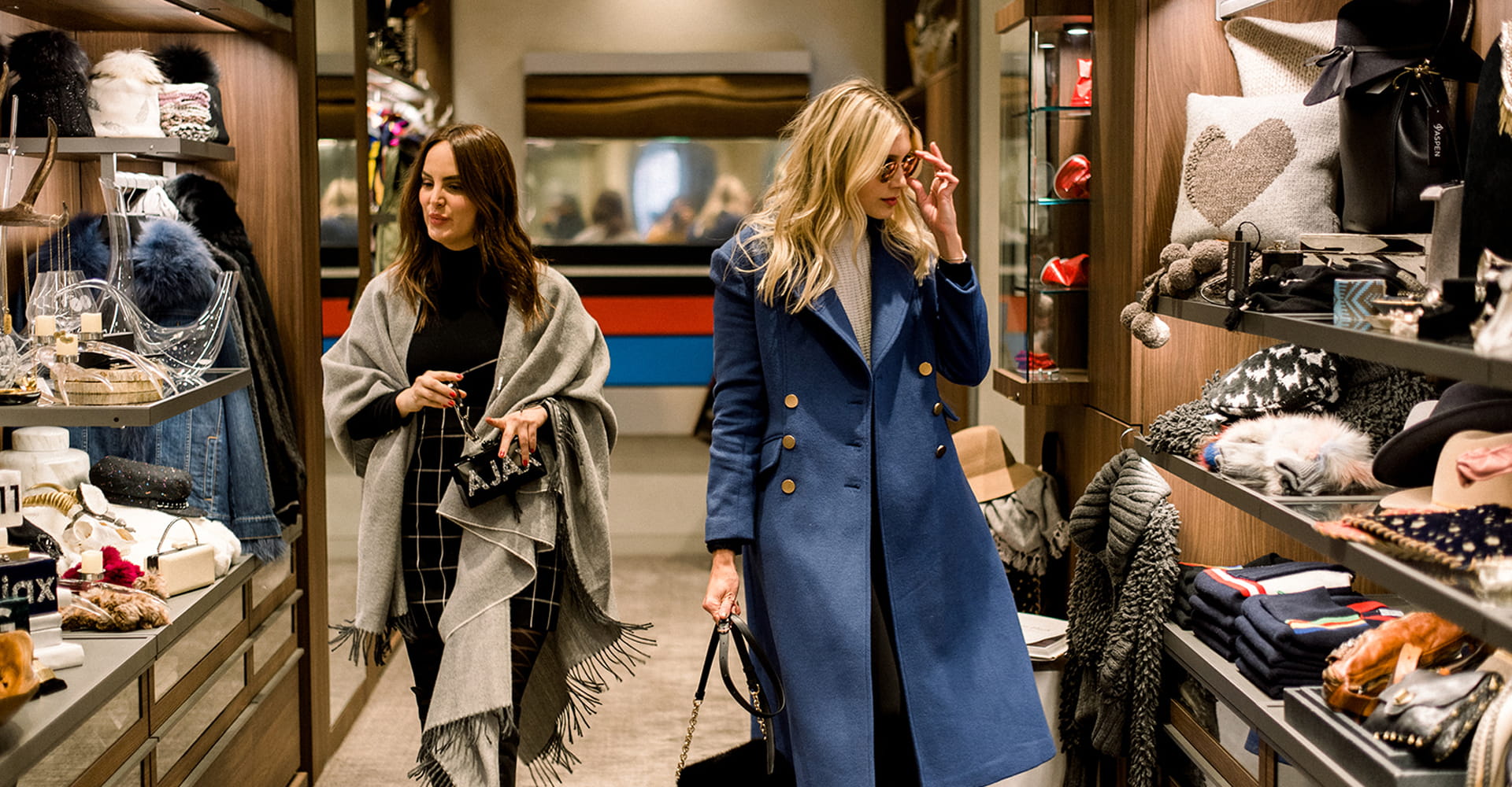Shopping for luxury fashion in Aspen, Colorado